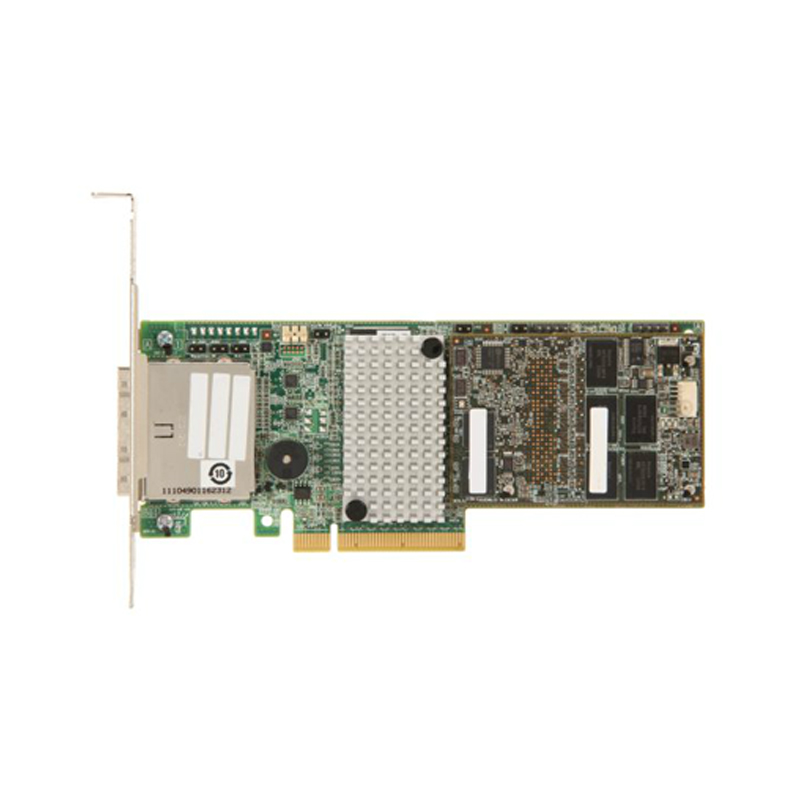 main features <br/>6 external Gb/s SATA+SAS ports<br/>Two small SAS external connectors (SFF8088)<br/>LSI SAS 2208 Dual Core 6Gb/s ROC<br/>X2 800MHz PowerPC processor<br/>PCI Express 3.0 host interface<br/>1GB DDRIII cache<br/>RAID levels 0, 1, 5, 6, 10, 50, and 60<br/>MegaRAID CacheVault Flash Cache includes protection<br/>Main advantages<br/>Unmatched RAID performance<br/>External JBOD expansion, up to 240 3Gb/s and 6Gb/s SATA and SAS hard disk drives or Solid-state drive<br/>Compatible with 6Gb/s SAS switches<br/>Including cache library technology for more environmentally friendly and lower total cost cache protection<br/>Support for advanced software options