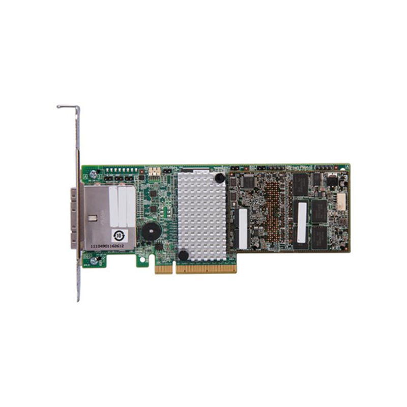 main features <br/>6 external Gb/s SATA+SAS ports<br/>Two small SAS external connectors (SFF8088)<br/>LSISAS2208 Dual Core 6Gb/s ROC<br/>- x2 800MHz PowerPC processor<br/>PCI Express 3.0 host interface<br/>1GB DDRIII cache<br/>RAID levels 0, 1, 5, 6, 10, 50, and 60<br/>MegaRAID CacheVault Flash Cache includes protection<br/>Including Solid-state drive optimization software; CacheCade Pro 2.0 and Fast path ready<br/>Main advantages<br/>Unmatched RAID performance<br/>External JBOD expansion, up to 240 3Gb/s and 6Gb/s SATA and SAS hard disk drives or Solid-state drive<br/>Compatible with 6Gb/s SAS switches<br/>Including cache library technology for more environmentally friendly and lower total cost cache protection