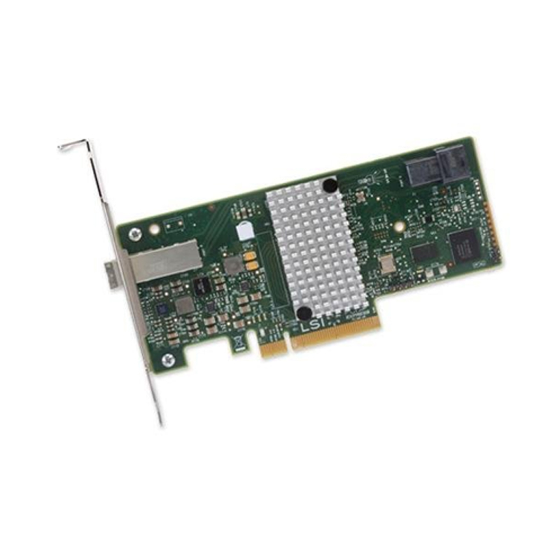 12/Gb/s SAS+SATA port ports<br/>Eight lanes of PCI Express 3.0<br/>Thin profile<br/>Mini SAS HD connector<br/>SAS 3008 12Gb/s SAS+SATA controller<br/>Supports SSD, HDD, and tape drives<br/>Main advantages<br/>Provide connection dimensions with low efficiency<br/>PCI Express 8.3's 0 channel provides high bandwidth fast signaling applications<br/>High performance data transfer rate using 12Gb/s SAS
