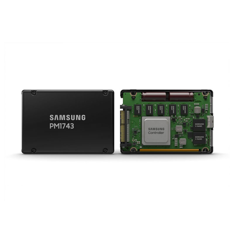 Samsung PCIE5.0 PM1743, 15.36TB, U.2 NVME Solid-state drive, High-performance computing, data center, Solid-state drive technology, data storage, file transmission, stability.