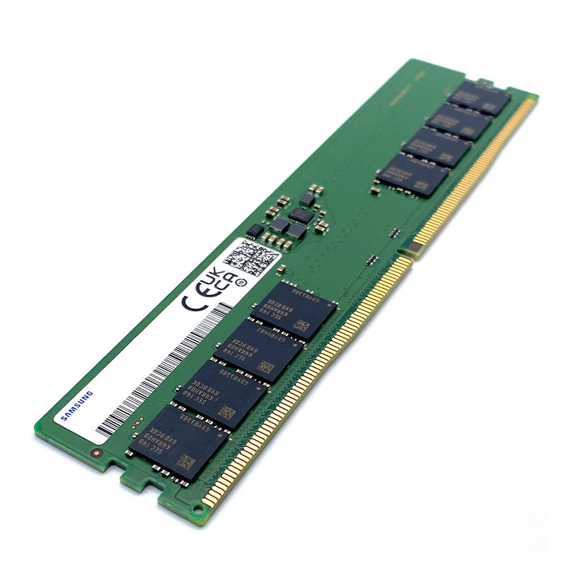 Samsung DDR5 memory module, M323R1GB4BB0-CQK, 8GB, 4800 Mbps, 1.1V, ECC error correction code support