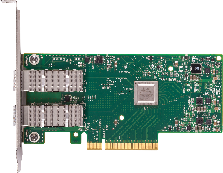 Nvidia, MCX4121A-ACAT, ConnectX-4, 25GbE dual port, Ethernet card