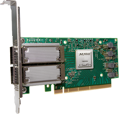 Nvidia, MCX556A-ECUT, ConnectX-5 VPI, Adapter Card EDR/100GbE dual port, InfiniBand network card