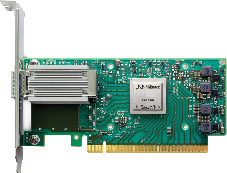 Nvidia, MCX515A-CCAT, ConnectX-5 EN, Adapter Card, 100GbE single port Ethernet card