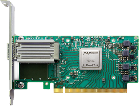 Nvidia, MCX515A-CCUT, ConnectX-5 EN, Adapter Card, 100GbE single port, Ethernet network card