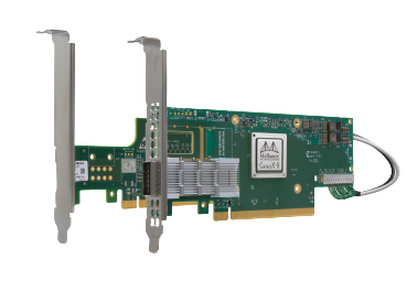 Nvidia, MCX654105A-HCAT, ConnectX-6 VPI, Adapter Card, HDR/200GbE single port, InfiniBand network card