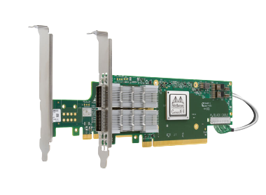 Nvidia, MCX654106A-HCAT, ConnectX-6 VPI, Adapter Card HDR/200GbE dual port, InfiniBand NIC