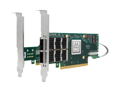 Nvidia, MCX654106A-ECAT, ConnectX-6 VPI, Adapter Card HDR100/EDR/100GbE dual port, InfiniBand network card
