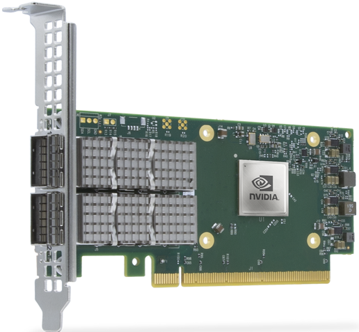 ConnectX-6 Dx SmartNIC is the most secure and advanced cloud network interface card in the industry, which can accelerate mission critical data center applications, such as security, virtualization, SDN/NFV, Big data, machine learning and storage.